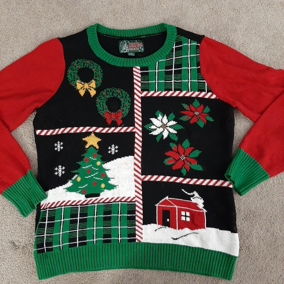 Ugly Christmas Sweater Sweaters - Ugly Christmas Light Up Sweater